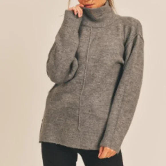 NWT - Lush Turtleneck Sweater - Picture 5 of 7